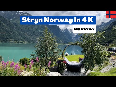 Видео: Стрин, Норвегия 🇳🇴 - июль 2022 г. - пешеходная экскурсия 4K60fps-HDR