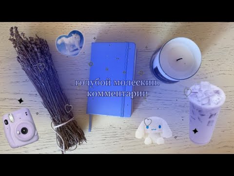 Видео: голубой молескин. личный дневник с комментариями.