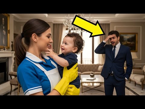 Видео: "Ребёнок миллиардера кусал всех… но улыбнулся только этой женщине!"