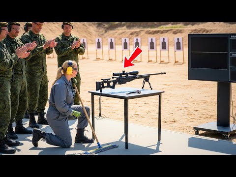 Видео: Начальник снайперов: «Так стреляют лишь котики», но уборщик превзошёл их по очкам