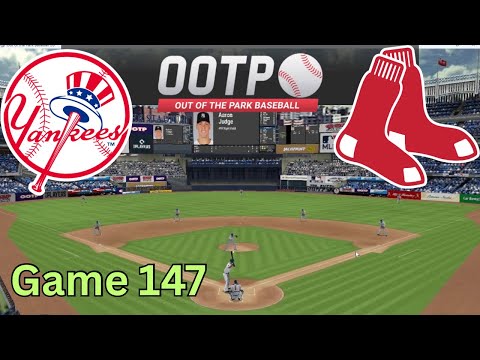 Видео: Игра 147 — Геймплей бейсбольного матча OOTP на ПК! Нью-Йорк Янкиз против Бостон Ред Сокс!