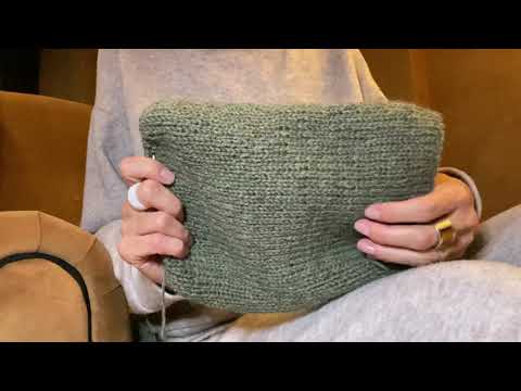 Видео: Шапка резинкой 1х1 | Пряжа 🧶 | Alize alpaca royal new.