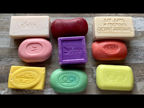 Видео: ASMR Soap cutting | Soap Carving|Резка мыла  | ASMR