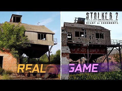 Видео: Сталкер 2 VS реальные заброшенные места в Чернобыле. Сравнение графики. Эпизод 4