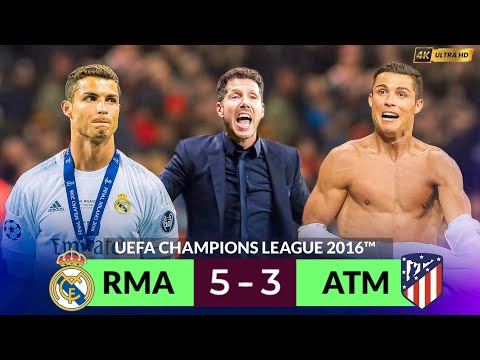 Видео: Роналду разрушил мечты Симеоне и привел «Реал Мадрид» к победе в Лиге чемпионов 2016 года в драматич