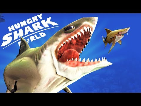 Видео: ГИГАНТСКИЙ МЕГАЛОДОН ПРОТИВ АКУЛ  | Hungry Shark World