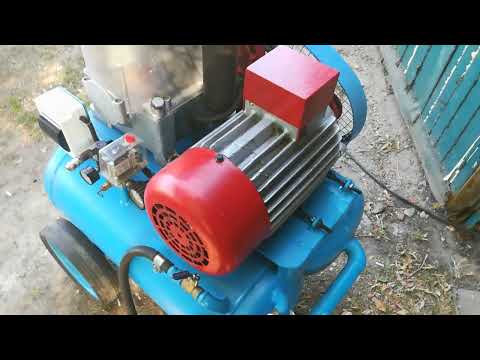 Видео: Обзор компрессора У43102 и пескоструя.