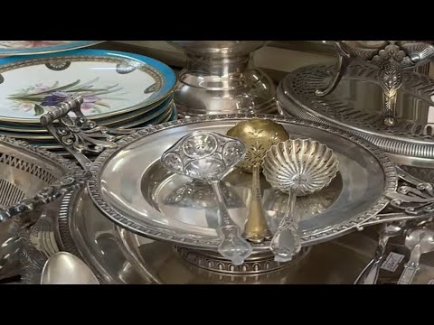 Видео: Антикварные столовые приборы, Франция