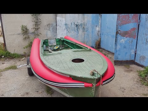 Видео: Установка баллонов остойчивости на алюминиевые лодки.