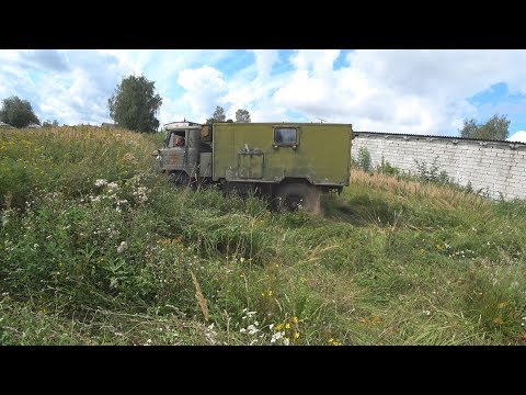 Видео: Первый раз через канаву на газ66, ремонт тормозов.