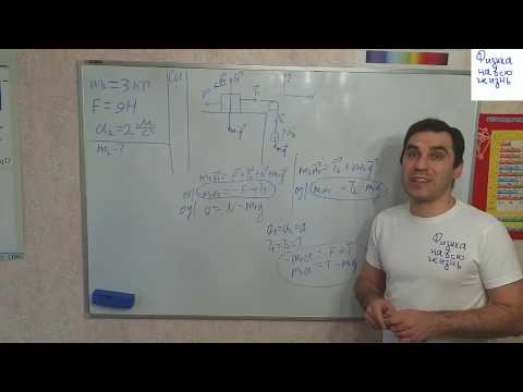 Видео: Груз массой 3 кг, лежащий на столе, связан легкой нерастяжимой нитью, переброшенной через идеальный
