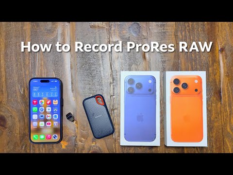 Видео: Как записать Apple ProRes RAW и OpenGate на iPhone 17 Pro