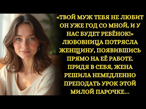 Видео: «ТВОЙ МУЖ ТЕБЯ НЕ ЛЮБИТ — ОН УЖЕ ГОД СО МНОЙ!» | ИСТОРИЯ ИЗМЕНЫ И МЕСТИ ЖЕНЫ