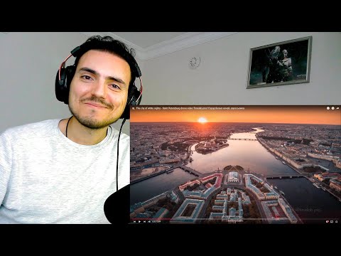 Видео: Санкт-Петербург Saint Petersburg drone video Reaction | Beautiful City!