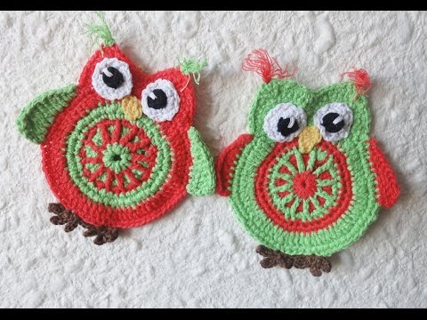 Видео: Большая аппликация, подставка "СОВА"  Large Owl