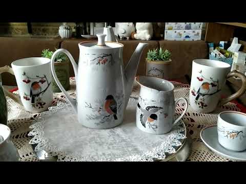 Видео: Советская посуда моей подруги. Коллекция кубков пятидесятых годов.
