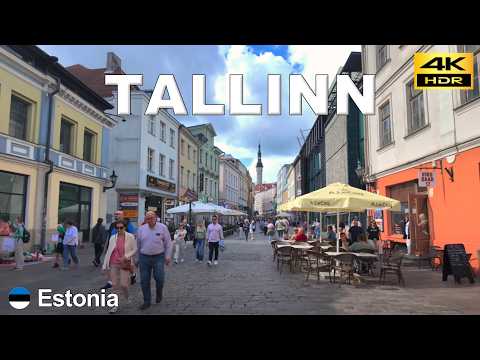 Видео: Таллин – 4K прогулка | Старый город: средневековая жемчужина Эстонии | Эстония 🇪🇪 Авг 2024 [4K HDR]