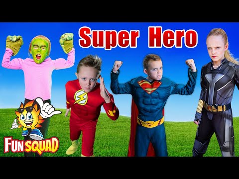 Видео: Видео-подборка супергероев Fun Squad Чудо-женщина, Халк Смэш, Лига справедливости