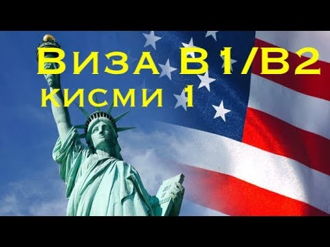 Видео: Виза ба Америка B1/B2 Туризм | кисми 1