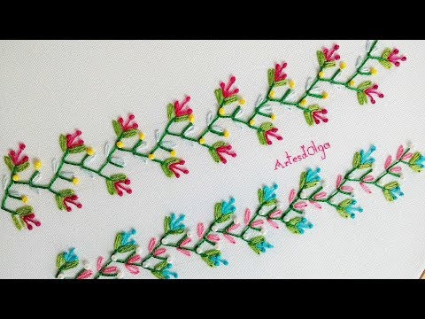 Видео: Ручная вышивка: Декоративные швы #9