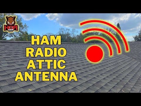 Видео: Моя чердачная антенна UHF / VHF для EMCOM, авиадиапазона и DMR: антенна для любительской радиосвя...