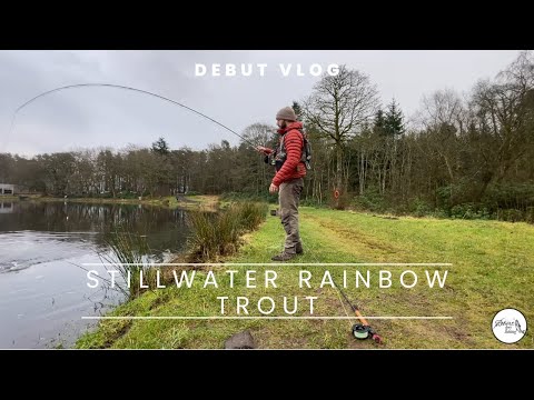 Видео: ДЕБЮТНЫЙ ВЛОГ — Радужная форель в тихой воде на рыболовном хозяйстве Крауфордланд