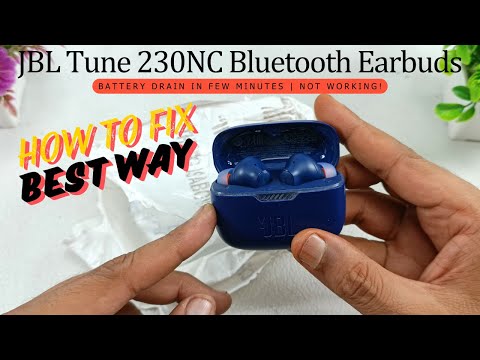 Видео: Bluetooth-наушники JBL Tune 230NC | Проблема разрядки аккумулятора | Как исправить — Лучший способ