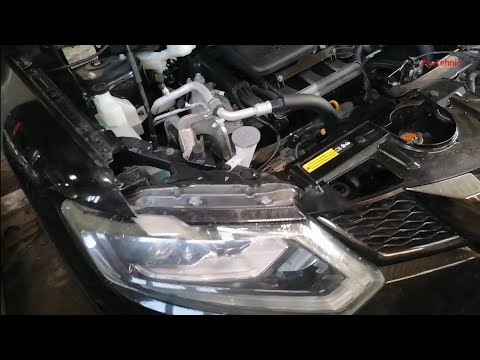 Видео: Nissan Xtrail (NT32, MR20DD) Замена Антифриза Системы Охлаждения...