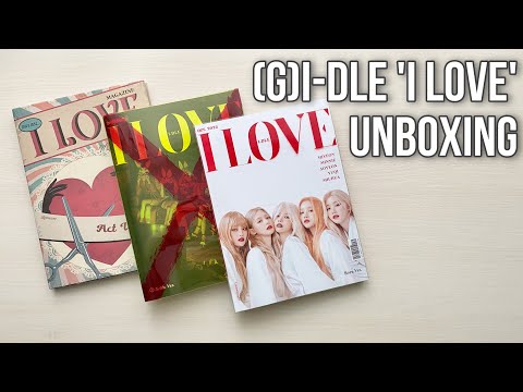 Видео: (G)I-DLE 'I LOVE' | Unboxing | Обзор | Распаковка | Анбоксинг