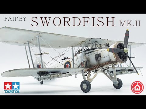 Видео: Tamiya 1/48 Fairey Swordfish Mk.II #61099 Полный набор для сборки модели.
