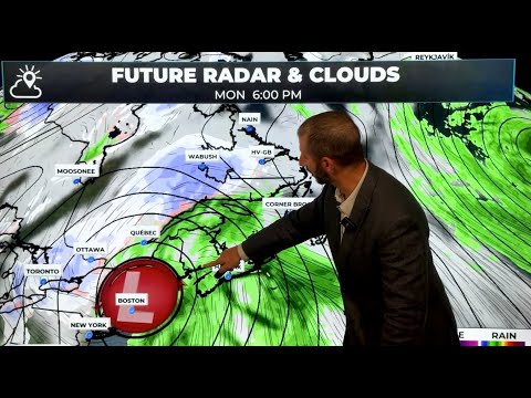 Видео: Активная погода сохранится в Акросе, Нидерланды, в течение выходных