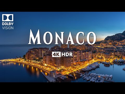 Видео: МОНАКО 4K UHD • Пролетайте над секретными достопримечательностями Монако под вдохновляющую музыку