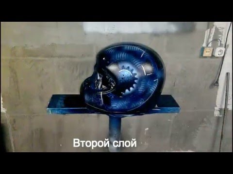Видео: V-custom: Реставрация мотошлема  часть 2