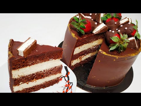 Видео: Торт "МОЛОЧНЫЙ ЛОМТИК"/ ВОСТОРГ! / Необыкновенно красивый торт! @novyj-recept-na-kazhdyj-den