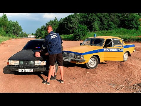 Видео: ОПЕР VS ГАИШНИК! ЖАРКАЯ ПОГОНЯ С ТАРАНОМ!