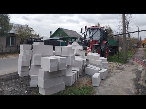 Видео: 🛑ВЫГРУЖАЕМ БЛОКИ 🛑КОПАЕМ ТРАНШЕЮ ПОД КАНАЛИЗАЦИОННЫЕ СЛИВЫ🛑