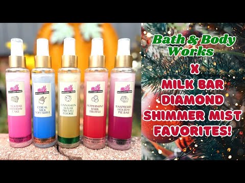 Видео: Bath & Body Works x Milk Bar Diamond Shimmer Mist — фавориты!