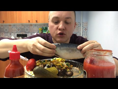 Видео: Селёдку варварским методом МУКБАНГ mukbang