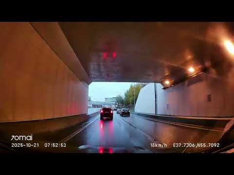 Видео: Driving in Moscow city: Текстильщики - Крылатское 21/10/2025 (timelapse 4x)