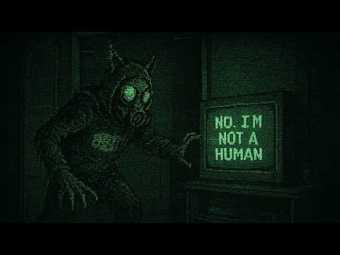 Видео: Гость47 играет в No, I'm not a Human часть 1