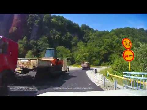 Видео: На Кавказ. Фильм 1.Дорога к ущелью Безенги