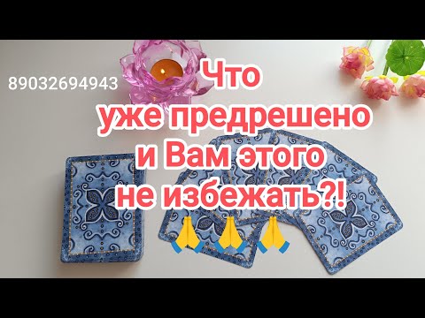 Видео: 💕Что уже предрешено и Вам этого не избежать⁉️🙏🙄💯💥💫🌍🕊️