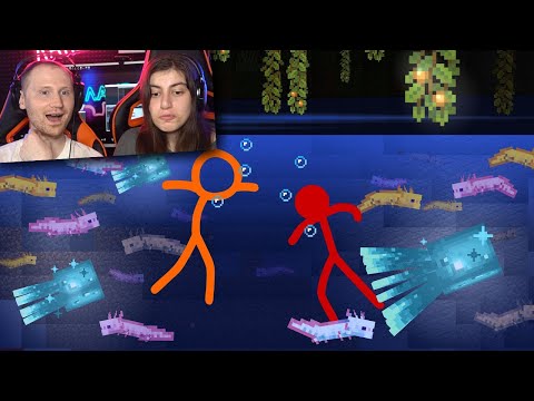 Видео: Lush Caves - Animation vs  Minecraft Shorts Ep 24 (Анимация против Майнкрафта) | Реакция