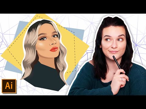 Видео: РИСУЙТЕ СО МНОЙ ✍️Векторный портрет | Adobe Illustrator