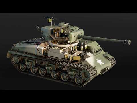 Видео: Внутри танка Sherman Easy Eight