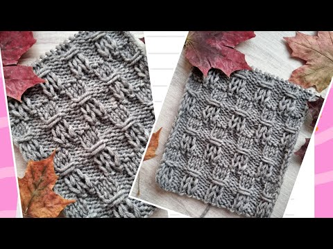 Видео: Я придумала новый узор спицами💐🍁фактура более чем прекрасна.