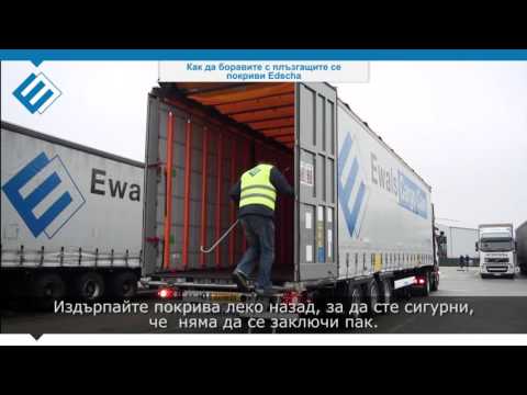 Видео: 5.6 Как да боравите с плъзгащите се покриви Edscha