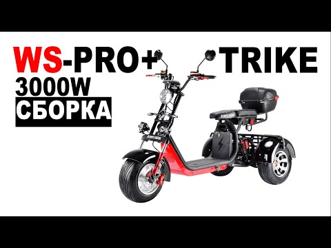 Видео: WS-PRO + 3000W TRIKE Сборка. Как собрать Трайк WHITE SIBERIA?