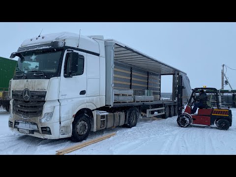 Видео: Запуск в мороз !!! Mercedes-Benz ACTROS ))) ❄️