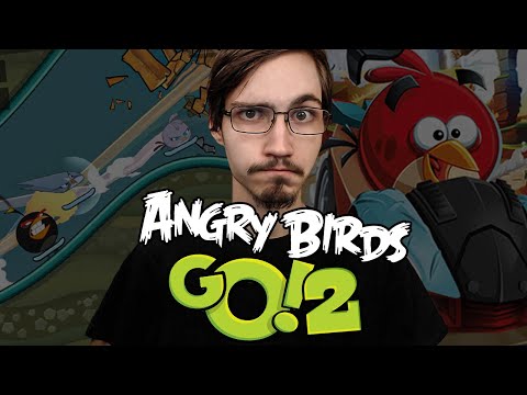 Видео: ОБЗОР ANGRY BIRDS GO 2 — НИКАКУЩАЯ ГОНКА С ОПРОСНИКОМ — ОБЗОР ANGRY BIRDS RACING